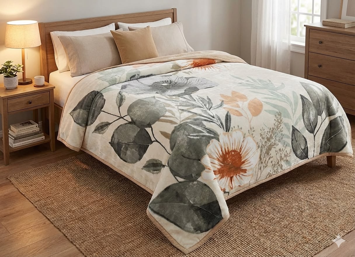 Botanical Leaf Blanket
