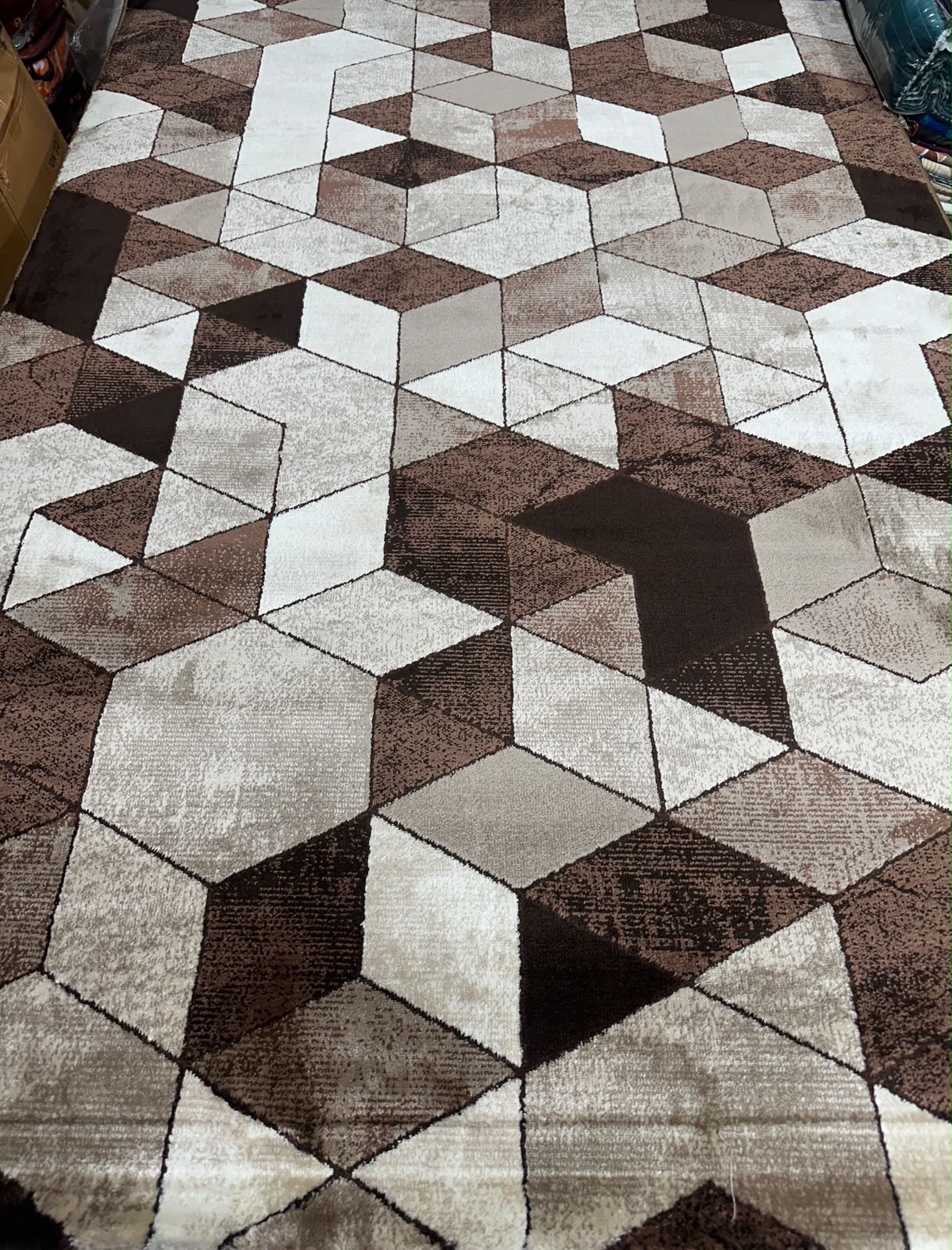 Geometric Cube Carpet